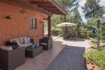 The undercover patio allows for year-round outdoor living
